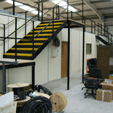mezzanine staircase disabled access by Powerdeck Mezzanine Floors